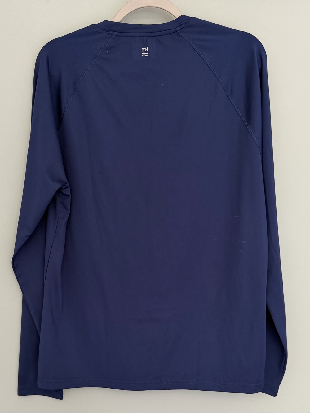 Fair Harbor Anchor Sun Protection 50 Navy Blue Swim Rash Guard Long Sleeve Shirt - Picture 9 of 17